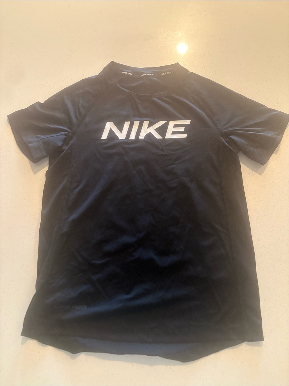 Nike boys Black Dri-FIT Athletic Tee